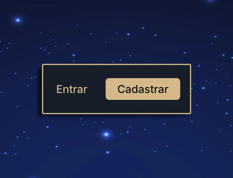 Botão de login e registro